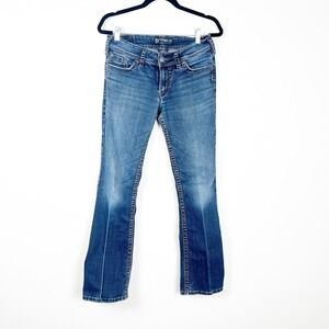 Silver Jeans Co Suki Surplus Bootcut Jeans Blue Medium Wash Mid Rise 29x32